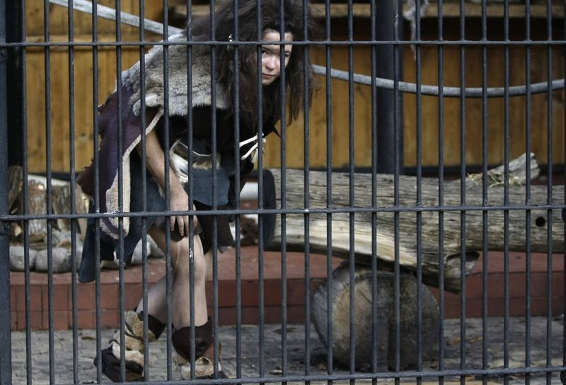 Зоопарки, где вместо зверей демонстрировались живые люди
