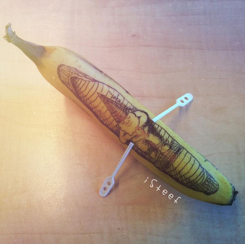 Банановые шедевры Стефана Бруше