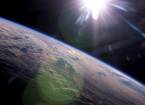 Вид земли из космоса. фото nasa