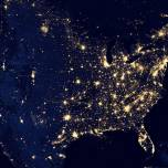 Nasa опубликовало ночные виды земли из космоса