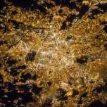 Снимки ночных городов с борта мкс