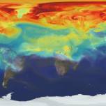Как углекислый газ распространяется в атмосфере земли