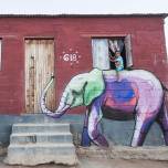 Стрит-Арт, меняющий восприятие жизни: слоны на улицах южноафриканских деревень