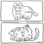 20 честных комиксов о том, как живётся человеку, у которого есть кот