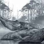 Моуразух (лат. mourasuchus) - крокодил из реки до моура