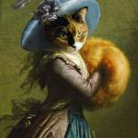 Коты везде: художник воссоздает старинные картины, заменив сюжет кошками кошками