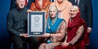 Семья альбиносов из великобритании попала в книгу рекордов гиннесса