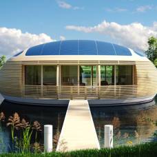 Экологичный дом на воде