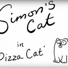 Мультфильм: кот саймона "pizza cat"