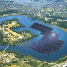 В японии началось строительство плавающей солнечной электростанции