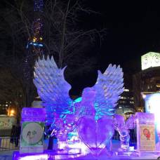 В японии проходит 67-й "снежный фестиваль"