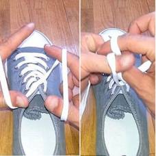 Совет: как завязать шнурок за полторы секунды
