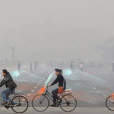 В китае появятся велосипеды, очищающие воздух от смога