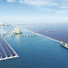 В китае построили крупнейшую плавучую солнечную электростанцию