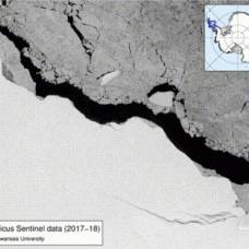 Год назад от антарктиды откололся огромный айсберг. что с ним произошло за это время?