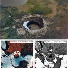 Знаменитый ямальский кратер признан первым на земле криовулканом
