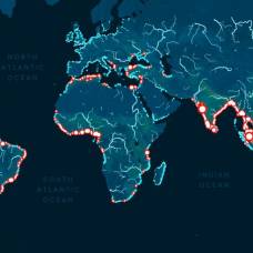 Экологи создали карту рек и регионов, которые больше всего загрязняют мировой океан