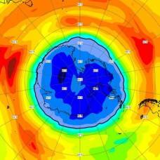 Озоновая дыра над южным полюсом по размерам стала больше антарктиды