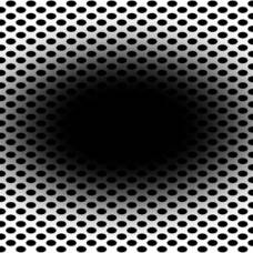 Оптическая иллюзия: эта черная дыра движется прямо на вас
