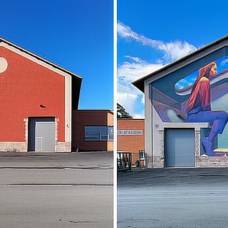 Этот художник раскрашивает унылые стены зданий с помощью своего 3d-стрит-арта
