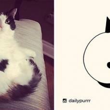 Самые известные в интернете кошки, проиллюстрированные daily purrr