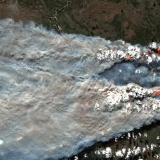 В канаде продолжаются масштабные лесные пожары