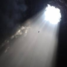Пещера ласточек в мексике (sotano de las golondrinas)