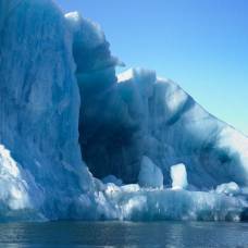 Голубые ледники исландии